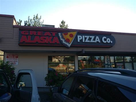 Alaska pizza company - Currently Selected Location: 1330 Huffman Road Anchorage, AK 99515. Store Hours: Sunday thru Thursday, 10am -10pm | Friday and Saturday, 10am -11pm. You are here: Great Alaska Pizza Company / Anchorage – Huffman. Choose Your Location. Group Orders & Pricing. 